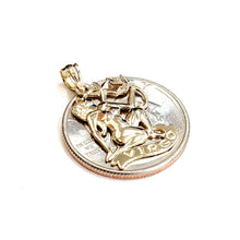 Load image into Gallery viewer, New 14k yellow Gold Virgo zodiac sign Pendant charm astrology fine jewelry 1.8g