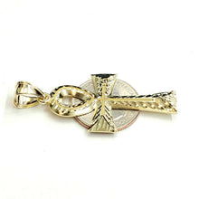 Load image into Gallery viewer, 10k yellow gold Egyptian ankh cross pendant charm fine religious jewelry 3.6g