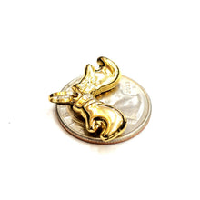 Load image into Gallery viewer, 14k yellow gold hollow 3D classic boxing gloves charm pendant fine jewelry 1.9g
