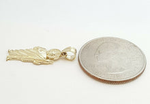 Load image into Gallery viewer, 10k yellow gold saint Jude juda pendant charm fine religious gift jewelry 0.8g