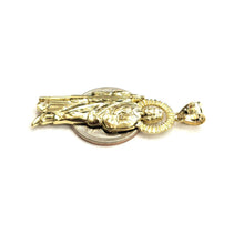 Load image into Gallery viewer, 10k yellow gold saint Jude San juda pendant charm fine religious jewelry 3.7g