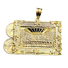 Load image into Gallery viewer, New 10k yellow gold last supper pendant charm fine gift religions jewelry 32.8g