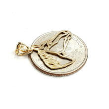 Load image into Gallery viewer, New 14k yellow Gold horse head animal Pendant charm gift fine jewelry 1.2g