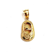 Load image into Gallery viewer, 14K Yellow Gold 3D Classic baby boy Shoe Charm Pendant gift Fine Jewelry 1.4g