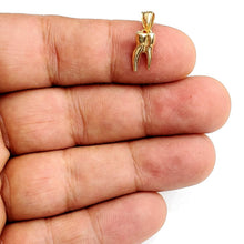 Load image into Gallery viewer, New 14k yellow Gold solid 3D tooth Pendant charm gift fine jewelry 1.6g