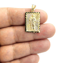 Load image into Gallery viewer, 10k yellow gold saint Jude San Juda pendant charm religious Fine jewelry 3.2g