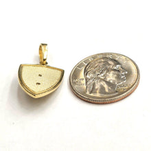 Load image into Gallery viewer, 14k yellow solid Gold Bear head face Animal Pendant charm fine gift jewelry 3.7g