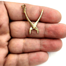 Load image into Gallery viewer, 14k Yellow Gold 3D Pliers Pendant charm Movable tools Gift fine jewelry 2.6g