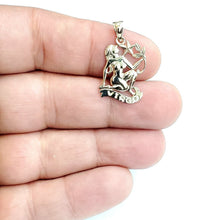 Load image into Gallery viewer, New 14k yellow Gold Virgo zodiac sign Pendant charm astrology fine jewelry 1.8g