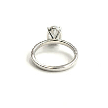 Load image into Gallery viewer, 3.02Ct Oval Brilliant Cut E VS2 Lab Grown Diamond 14k White Gold Engagement Ring