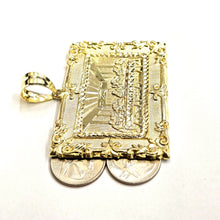 Load image into Gallery viewer, New 10k yellow gold last supper pendant charm fine gift religions jewelry 32.8g