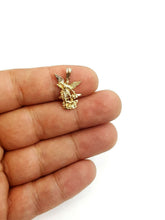Load image into Gallery viewer, New 14k yellow gold saint Michael pendant charm fine religious gift jewelry 1.2g