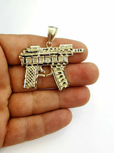 Load image into Gallery viewer, 10k yellow solid Gold automatic machine gun Pendant charm fine gift jewelry 8.6g