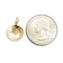 Load image into Gallery viewer, 14k yellow Gold tiny Soccer ball Pendant charm sport game fine jewelry gift 0.8g