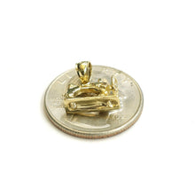 Load image into Gallery viewer, New 14k yellow Gold solid 3D Sewing Machine Pendant Taylor Tool fine jewelry 2g