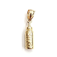 Load image into Gallery viewer, New 14K Yellow Gold 3D baby feeding milk bottle Charm Pendant Fine Jewelry 2.9g