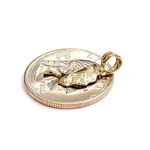 Load image into Gallery viewer, New 14k yellow Gold Tiny Egyptian Nefertiti head queen Pendant fine jewelry 1.2g