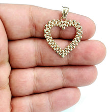 Load image into Gallery viewer, New 10k yellow gold heart pendant charm love Amor fine gift women jewelry 1.9g