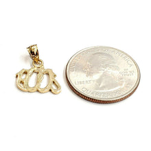 Load image into Gallery viewer, New 14K Yellow Gold Allah Islamic God Pendant Charm religious fine jewelry 1.3g