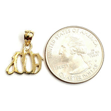 Load image into Gallery viewer, New 14K Yellow Gold Allah Islamic God Pendant Charm religious fine jewelry 1.3g