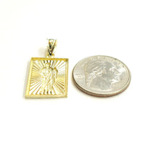 Load image into Gallery viewer, 10k yellow gold saint Jude San Juda pendant charm religious Fine jewelry 3.2g