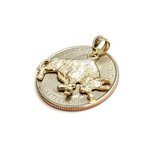 Load image into Gallery viewer, 14k yellow solid Gold taurus bull zodiac Pendant charm fine gift jewelry 2.2g