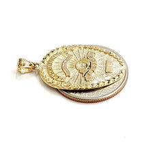Load image into Gallery viewer, 14k yellow gold police officer badge pendant charm Fine Jewelry men women 4.1g