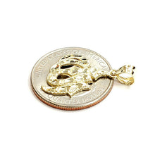 Load image into Gallery viewer, 10K Yellow Gold Nugget Allah Islamic God Pendant Charm religious jewelry 1.4g