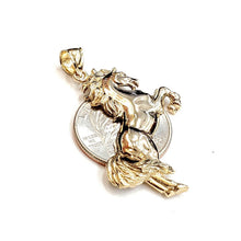 Load image into Gallery viewer, New 14k yellow solid Gold horse full body animal Pendant charm fine jewelry 5.4g