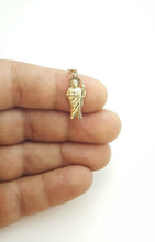 Load image into Gallery viewer, 10k yellow gold saint Jude juda pendant charm fine religious gift jewelry 0.8g