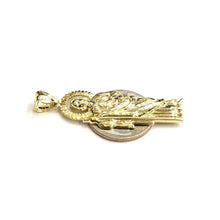 Load image into Gallery viewer, 10k yellow gold saint Jude San juda pendant charm fine religious jewelry 3.7g