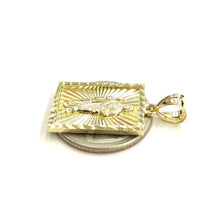 Load image into Gallery viewer, 10k yellow gold saint Jude San Juda pendant charm religious Fine jewelry 3.2g