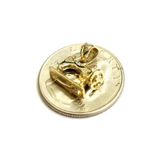 Load image into Gallery viewer, New 14k yellow Gold solid 3D Sewing Machine Pendant Taylor Tool fine jewelry 2g