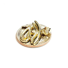 Load image into Gallery viewer, 10k yellow Gold Egyptian eye of Horus protection Pendant fine gift jewelry 1.6g