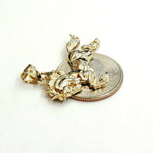 Load image into Gallery viewer, New 14k yellow solid Gold horse full body animal Pendant charm fine jewelry 3g