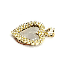 Load image into Gallery viewer, New 10k yellow gold heart pendant charm love Amor fine gift women jewelry 1.9g