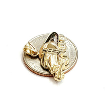 Load image into Gallery viewer, New 14k yellow Gold tanker truck trucking Pendant charm gift fine jewelry 3.3g