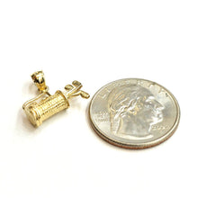 Load image into Gallery viewer, 14k yellow Gold 3D Golf Clubs And Bag Pendant sport Gift game fine jewelry 2.3g
