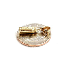 Load image into Gallery viewer, New 14K Yellow Gold 3D baby feeding milk bottle Charm Pendant Fine Jewelry 2.9g