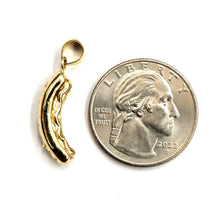Load image into Gallery viewer, New 14k yellow Gold Solid 3D Hot Dog Pendant charm Food fine jewelry Gift 3.6g