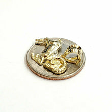Load image into Gallery viewer, 10k yellow solid Gold Ram Aries Zodiac Sign Charm Pendant fine gift jewelry 1.2g