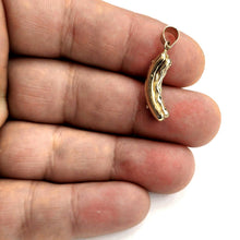 Load image into Gallery viewer, New 14k yellow Gold Solid 3D Hot Dog Pendant charm Food fine jewelry Gift 3.6g