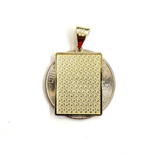 Load image into Gallery viewer, 14k yellow Gold Ace of spade Pendant playing card gambling fine jewelry 2.8g