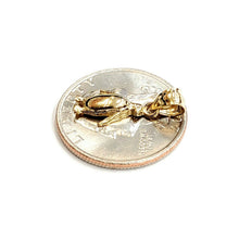 Load image into Gallery viewer, New 14k yellow Gold Tiny Penguin Bird Pendant charm gift fine jewelry 1g