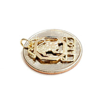 Load image into Gallery viewer, 14k yellow Gold lion Leo zodiac sign astrology Pendant charm fine jewelry 1.2g