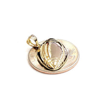 Load image into Gallery viewer, New 14k yellow Gold football ball Pendant charm fine sport jewelry unisex 3g