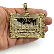 Load image into Gallery viewer, New 10k yellow gold last supper pendant charm fine gift religions jewelry 32.8g