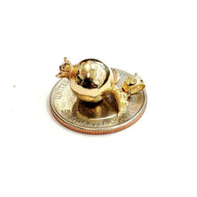 Load image into Gallery viewer, 14k yellow gold 3D pomegranate Granada fruit anar pendant fine jewelry 5.1g