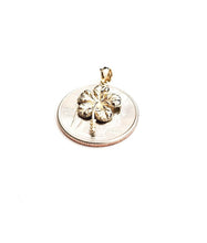 Load image into Gallery viewer, New 14k yellow Gold Hawaiian Hibiscus Plumeria flower Pendant fine jewelry 1.8g