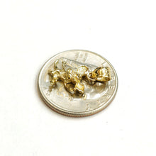 Load image into Gallery viewer, New 14k yellow Gold mouse Pendant animal charm Children gift fine jewelry 1.2g
